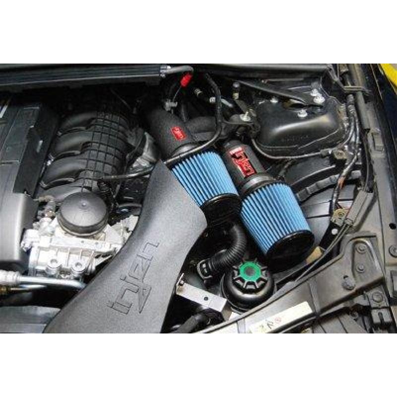 Injen 07-09 335i E92 / 08-09 135i E82 3.0L L6 Twin intake Wrinkle Black Short Ram Intake