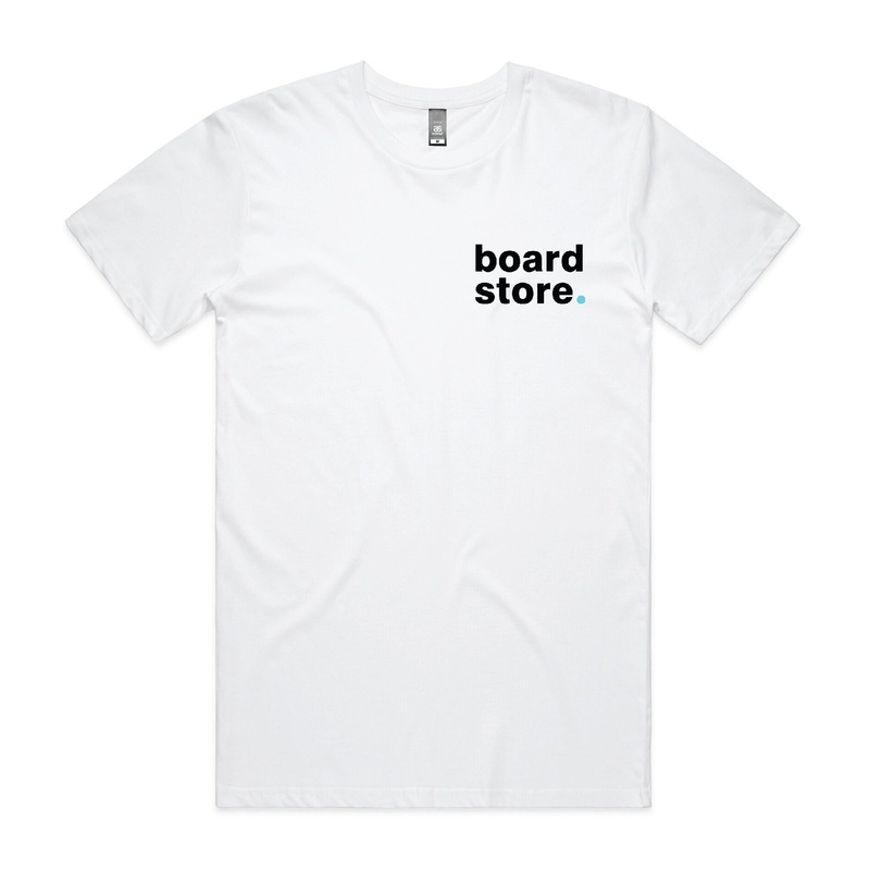 Boardstore Stacked Tee – White