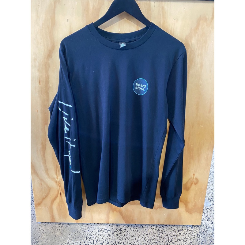 Boardstore Grom Long Sleeve ‘Live it up’ – Black