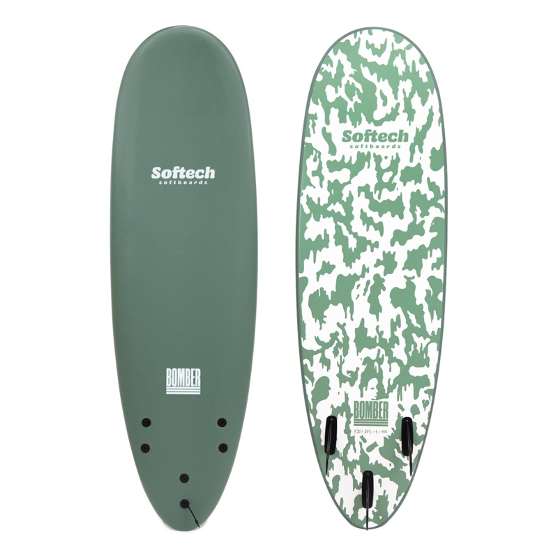 SOFTECH BOMBER SMOKE GREEN