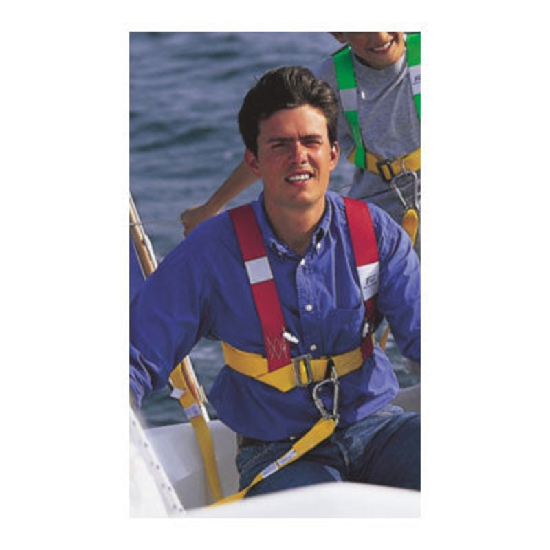 31548 – HARNESS WITH SINGLE TETHER WITH 2 SNAP HOOKS – PLASTIMO
