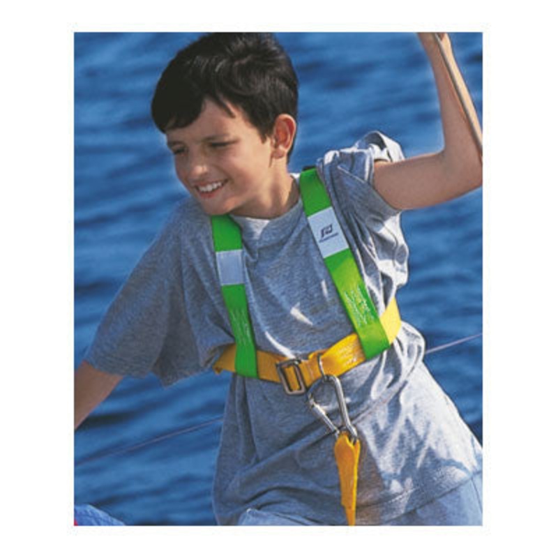 31549 – HARNESS WITH SINGLE TETHER WITH 2 SNAP HOOKS – PLASTIMO