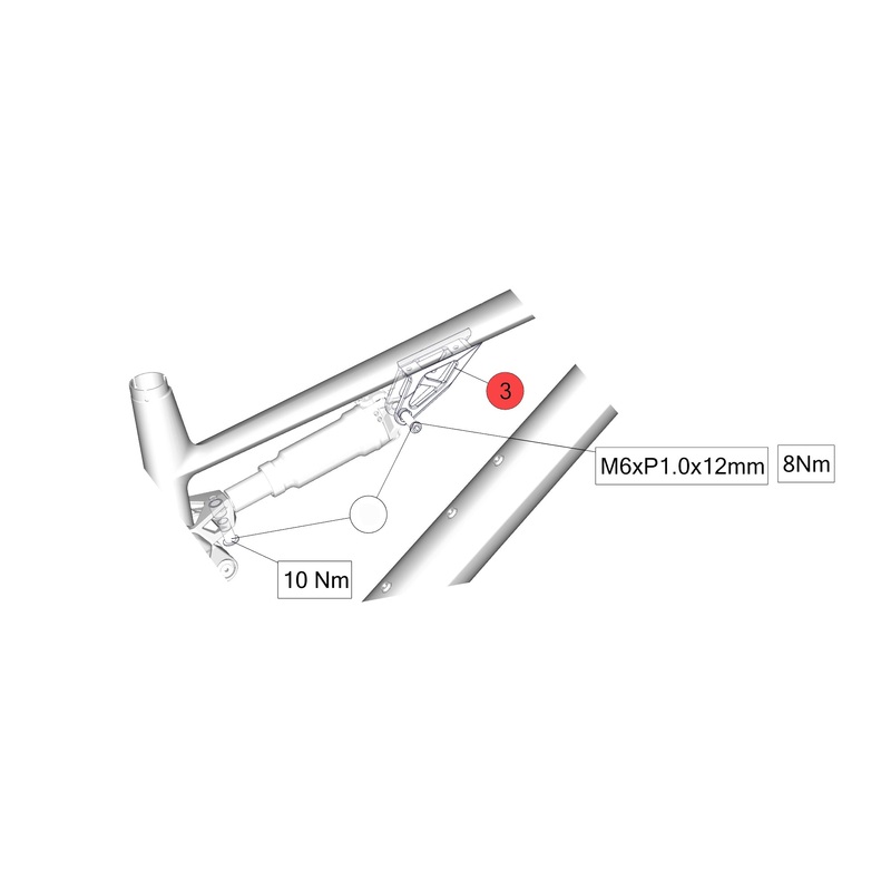 FS / FS LT Top Tube Shock Mount