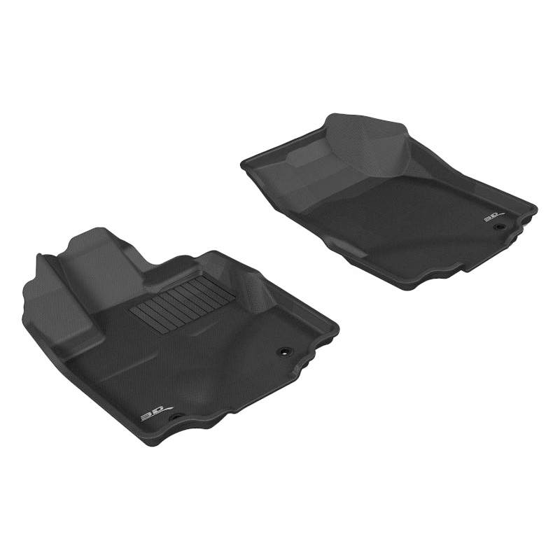 3D MAXpider 2006-2014 Honda Ridgeline Kagu 1st Row Floormat – Black