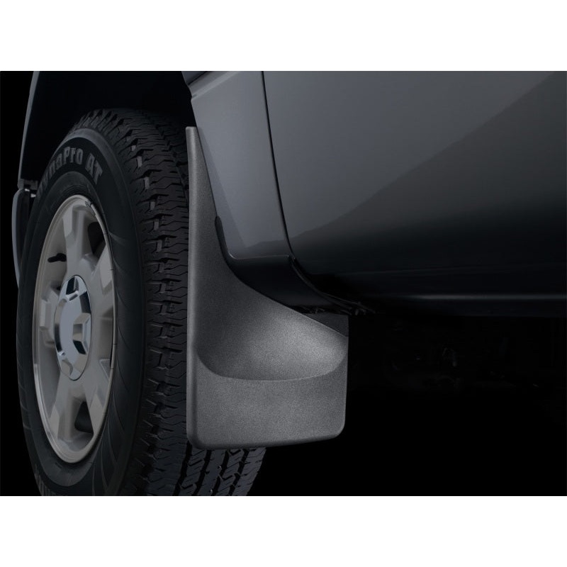 WeatherTech 20+ Jeep Gladiator No Drill Mudflaps – Black C979985840020