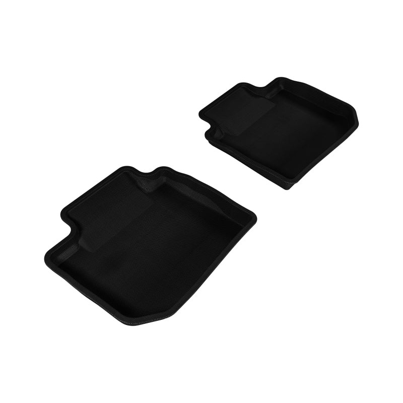 3D MAXpider 2012-2019 Subaru Impreza/XV Crosstrek/WRX/Sti Kagu 2nd Row Floormats – Black
