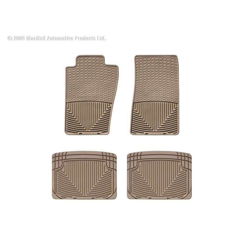 WT Rubber Mats – Front – Tan
