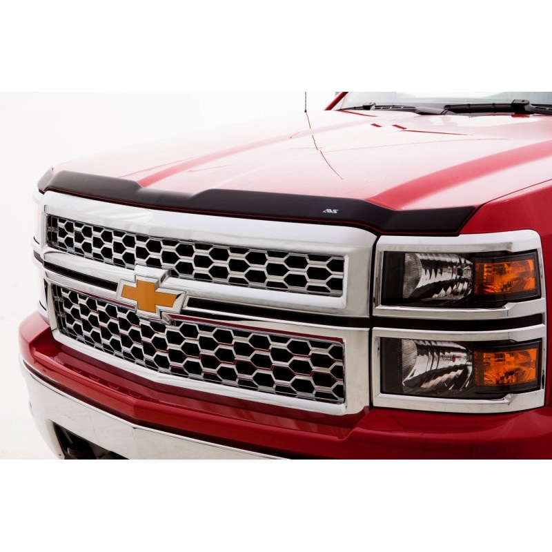 AVS 06-17 Ford Expedition Aeroskin II Textured Low Profile Hood Shield – Black