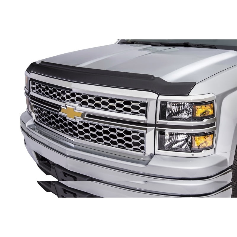 AVS 07-14 Chevy Tahoe Aeroskin II Textured Low Profile Hood Shield – Black