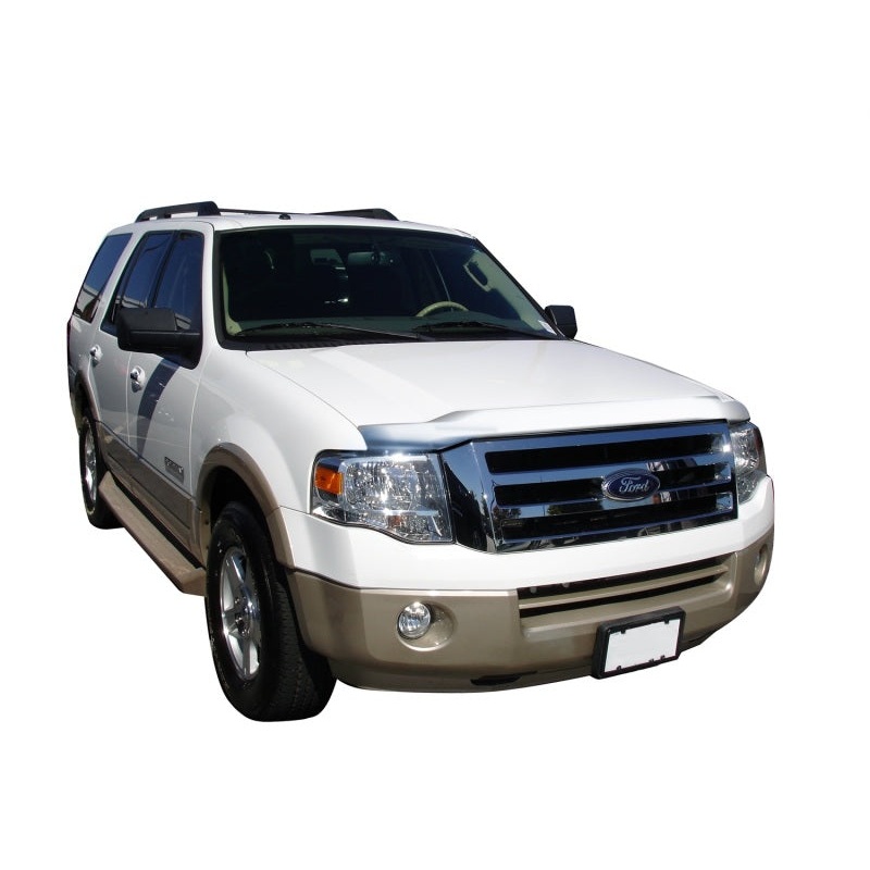 AVS 07-17 Ford Expedition Aeroskin Low Profile Hood Shield – Chrome