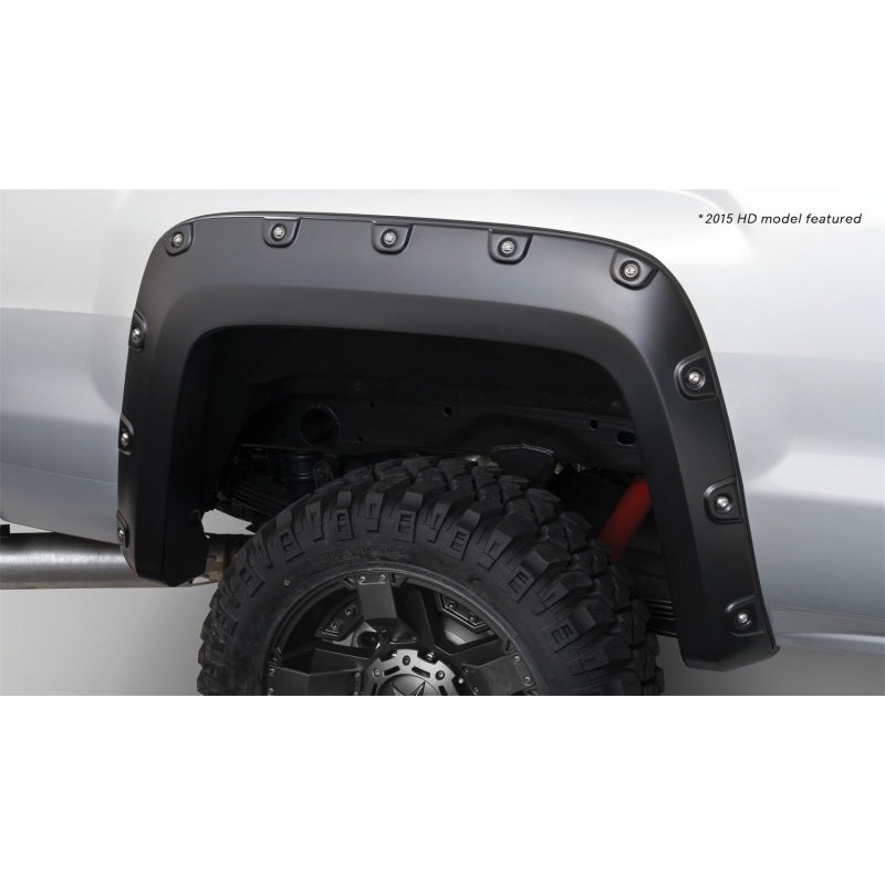 Bushwacker 15-18 GMC Sierra 2500 HD Boss Pocket Style Flares 2pc – Black MV50604591