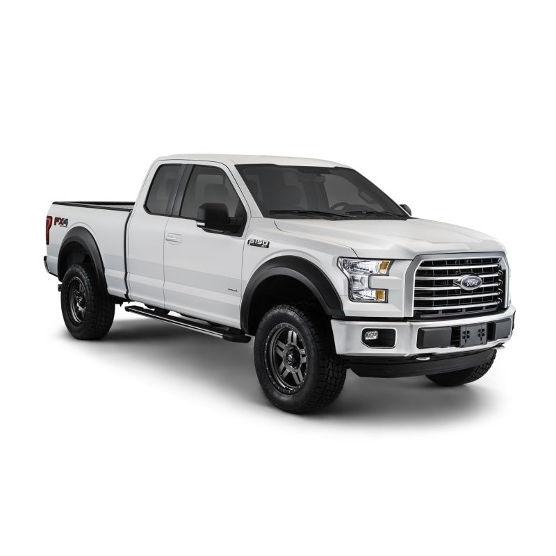 Bushwacker 17-18 Ford F-250 Super Duty Pocket Style Flares 2pc – Black MV50604913
