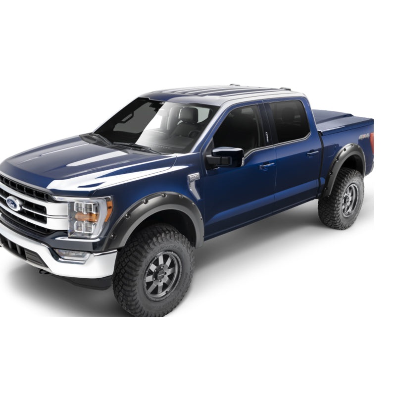 Bushwacker 2021 Ford F-150 (Excl. Lightning) Pocket Style Flares 4pc – Black MV50598218