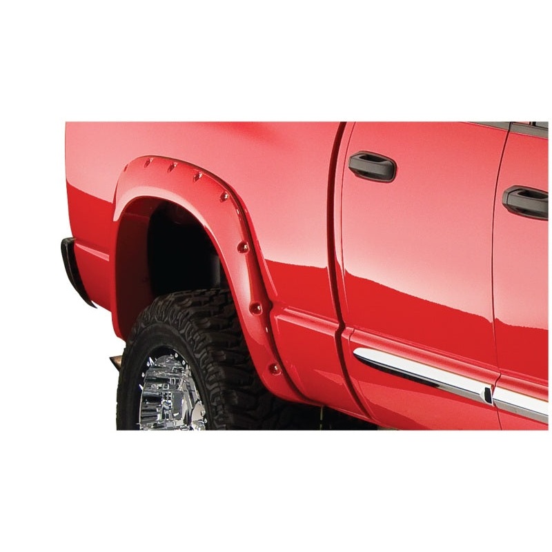 Bushwacker 02-08 Dodge Ram 1500 Fleetside Pocket Style Flares 2pc 75.9/76.3/97.9in Bed – Black MV50598024