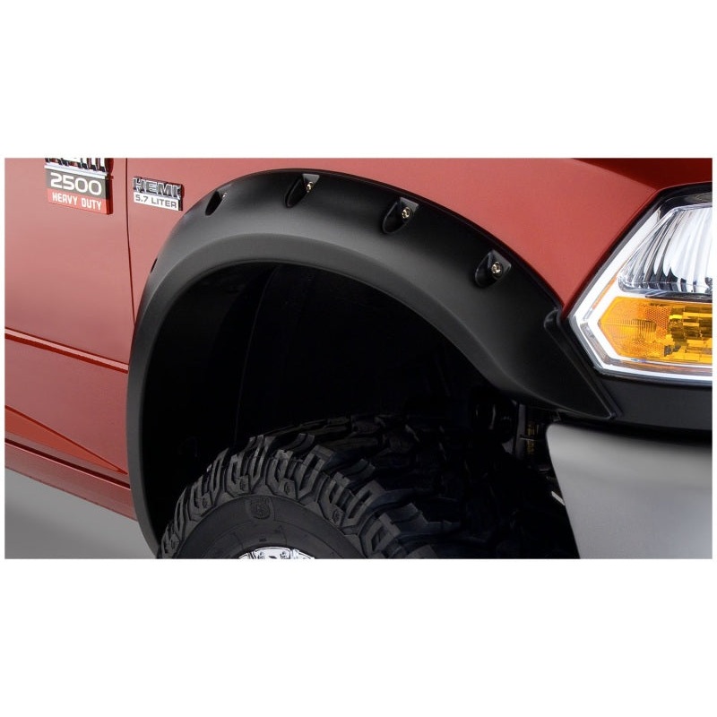Bushwacker 10-18 Dodge Ram 2500 Pocket Style Flares 2pc – Black MV50598015