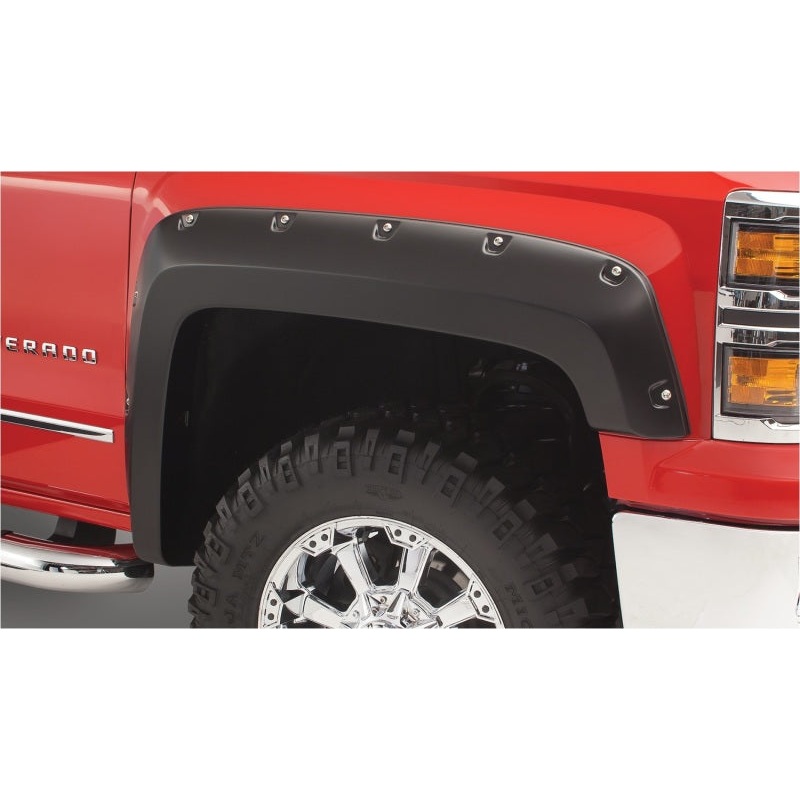 Bushwacker 19-22 Ram 1500 (Excl. Rebel/TRX) 76.3 & 67.4in Bed Pocket Style Flares 4pc Set – Black MV50597995