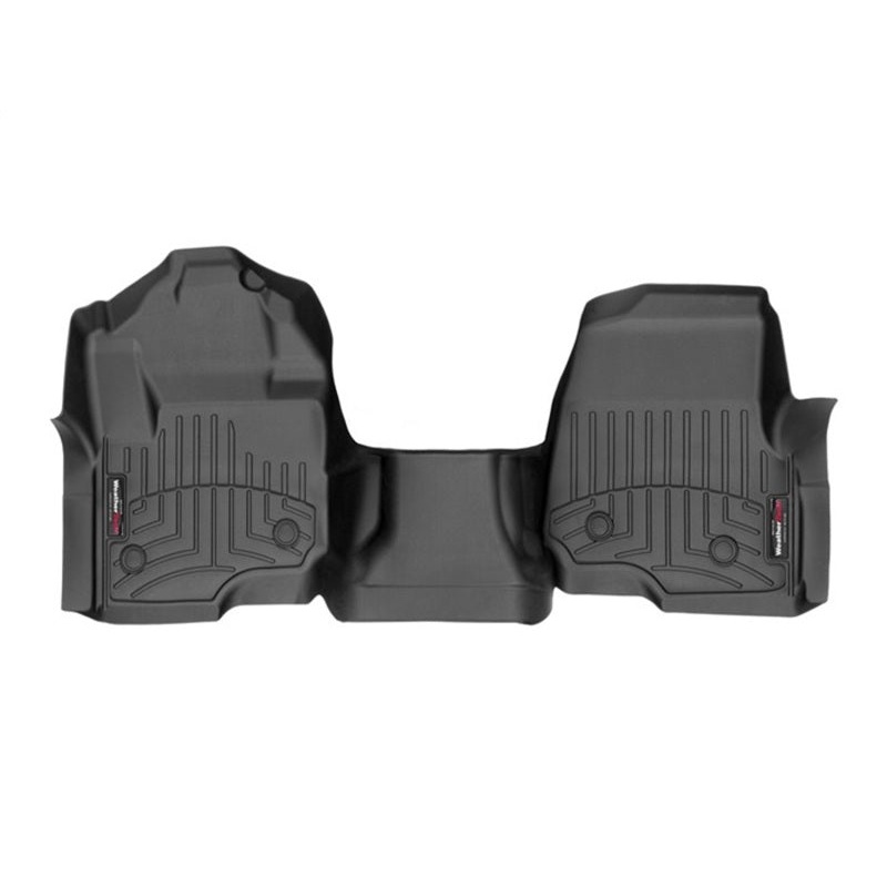 WeatherTech 2017+ Ford F-250/F-350/F-450 Vinyl Front FloorLiner – Black (w/ 1st Row Bench Seats)