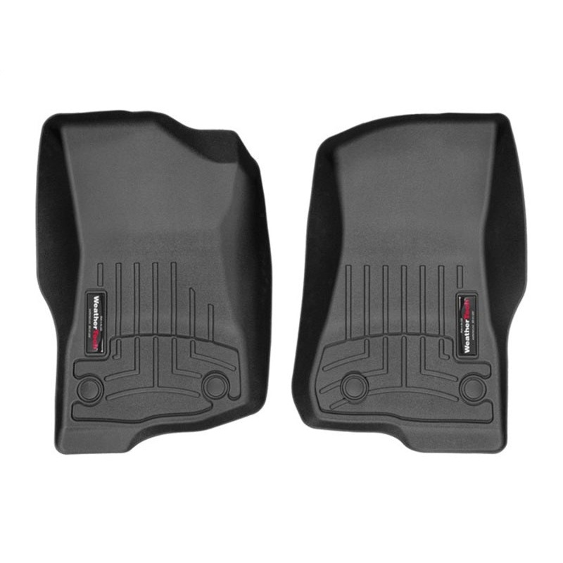 WeatherTech 2018+ Jeep Wrangler Unlimited Front FloorLiner – Black