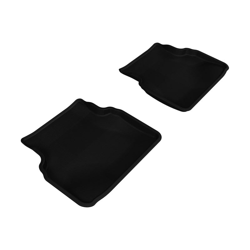 3D MAXpider 2002-2007 Subaru Impreza Kagu 2nd Row Floormats – Black MV50594555