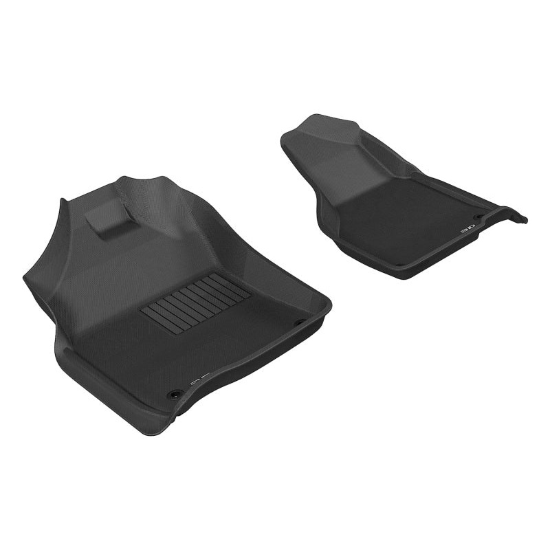 3D MAXpider 2012-2020 Dodge Ram 1500 Crew/2500/3500 Crew/Mega Kagu 1st Row Floormat – Black MV50590252