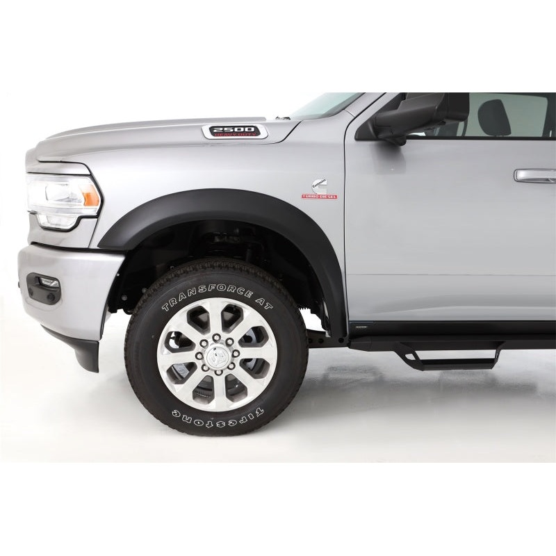 Bushwacker 2019 Dodge Ram 2500 Extend-A-Fender Style Flares 2pc Front – Black MV50590366