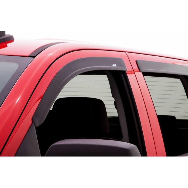 AVS 07-13 Chevy Avalanche Ventvisor Low Profile Window Deflectors 4pc – Matte Black