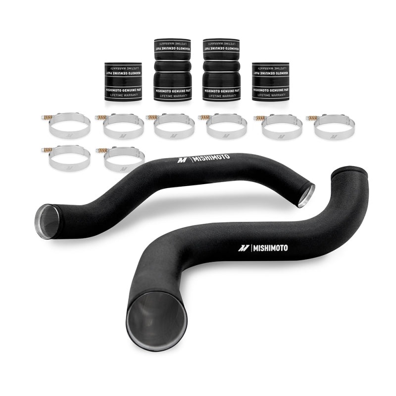 Mishimoto 99-03 Ford 7.3L Powerstroke PSD Intercooler Pipe/Boot Kit – Wrinkle Black