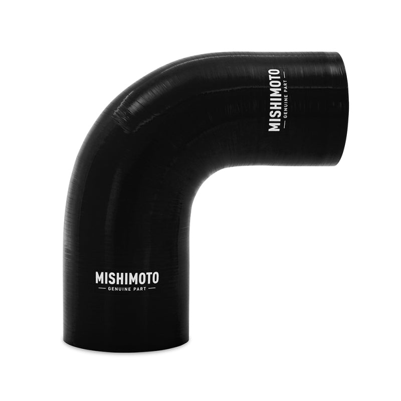 Mishimoto Silicone Reducer Coupler 90 Degree 2.75in to 3in – Black