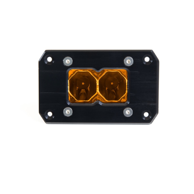 Heretic BA-2 Flush Mount Amber LED Pod Light