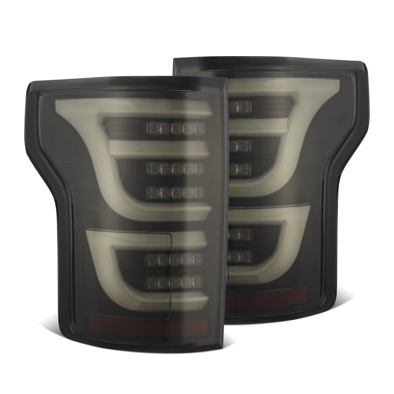 AlphaRex 15-20 Ford F150 Luxx-Series LED Tail Lights Alpha-Black MV50592059